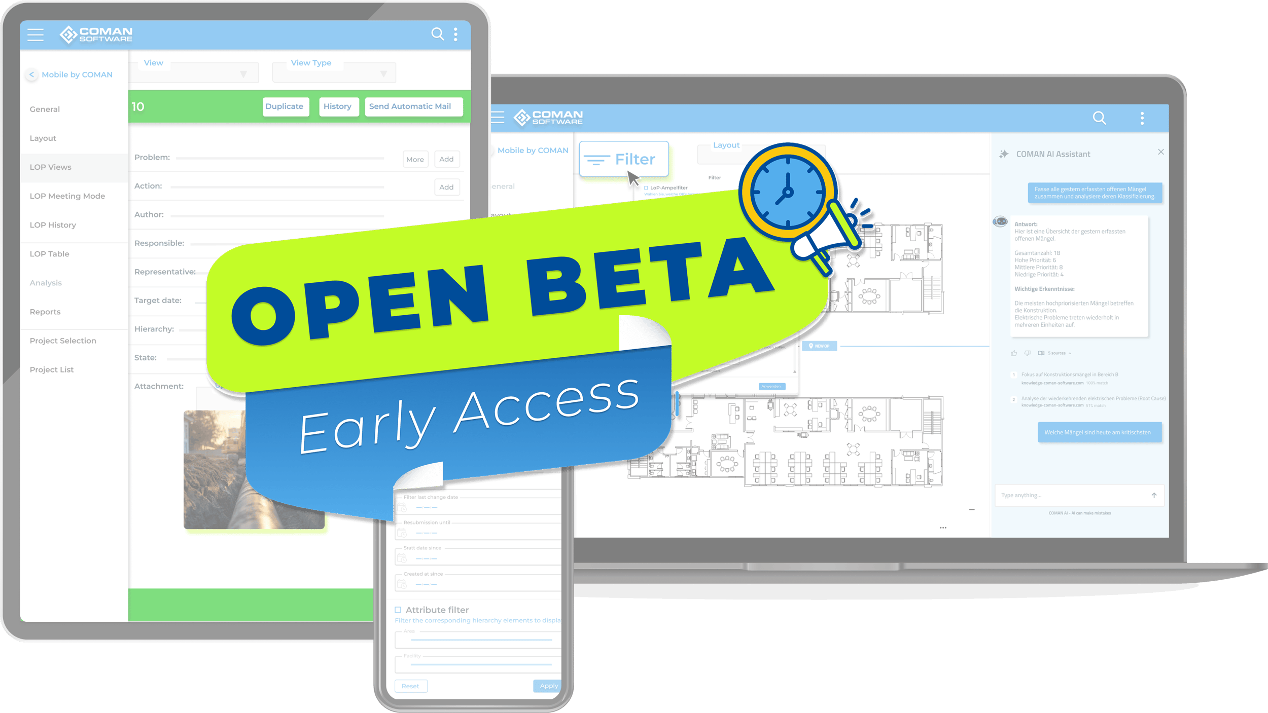 Open Beta mockup