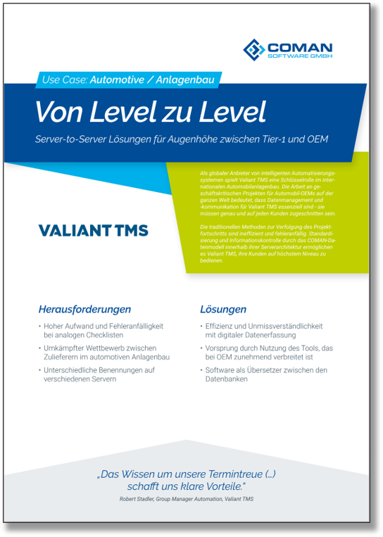 Cover Anwenderbericht Valiant TMS