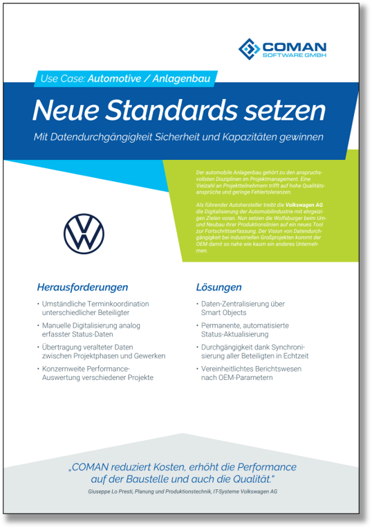 Cover Anwenderbericht Volkswagen