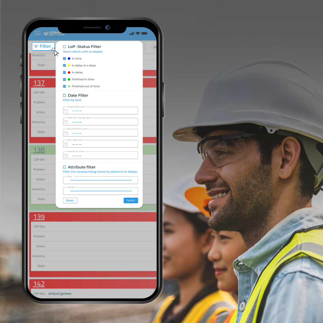 Product page - Status verfolgen