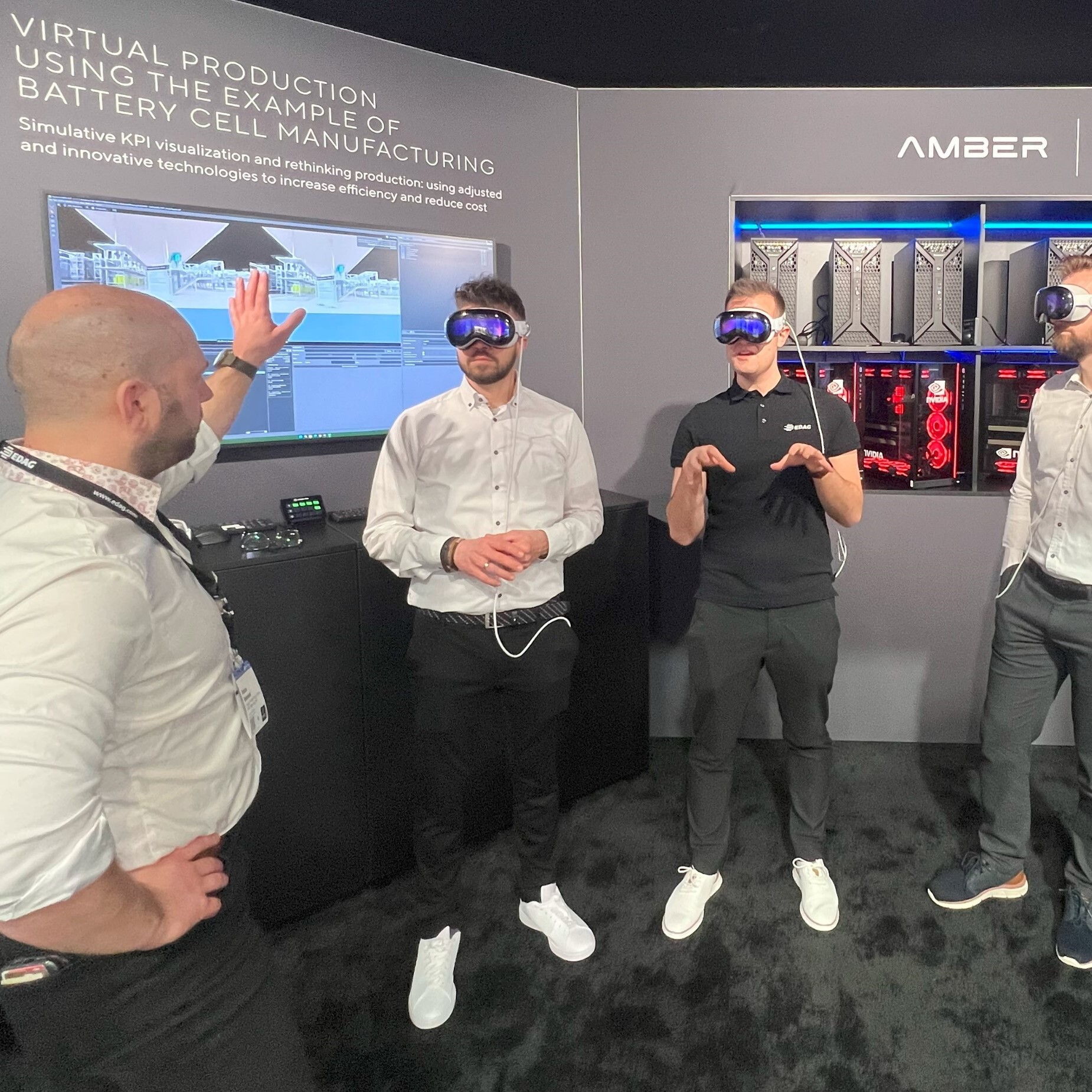 Smart Production in Industrial Metaverse with EDAG Landingpage The Battery Show 2025